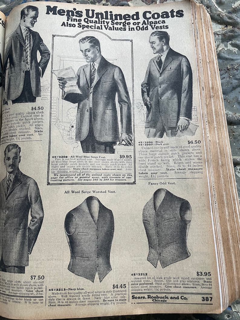 Sears Roebuck Catalog Random Collection of 10 Pages From Etsy