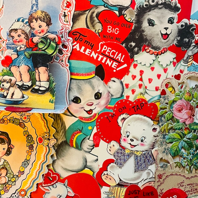 1960s Vintage Valentines Cards - Etsy