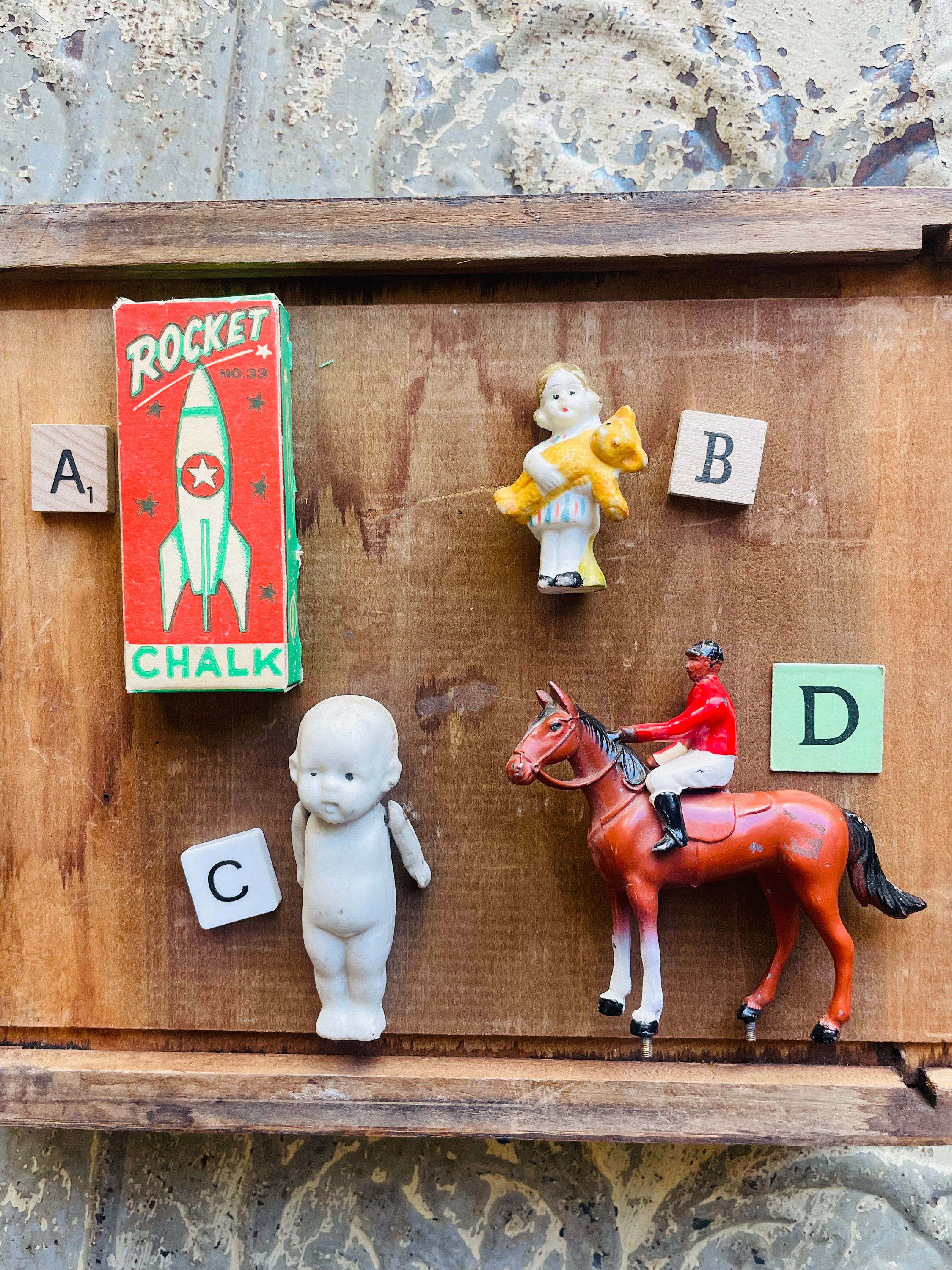 アンティーク　 ジャンクドロワーセット　ビスクドール　etc アンティーク ジャンクドロワーセット ビスクドールパーツ イー