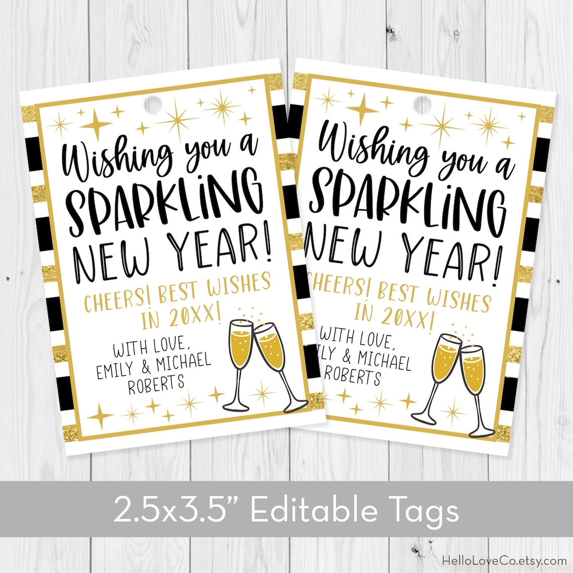 New Year s Gift Tags Template Editable Printable Etsy New Year s Gift Tags Template Editable Printable Etsy