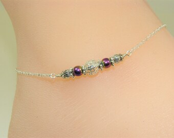peacock anklet