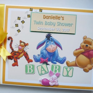 &quot;Winnie the Pooh Baby Shower &quot;&quot;Gästebuch&quot;&quot;, Geschenk für &quot;&quot;Winnie the Pooh&quot;&quot;, Babyparty Album&quot;