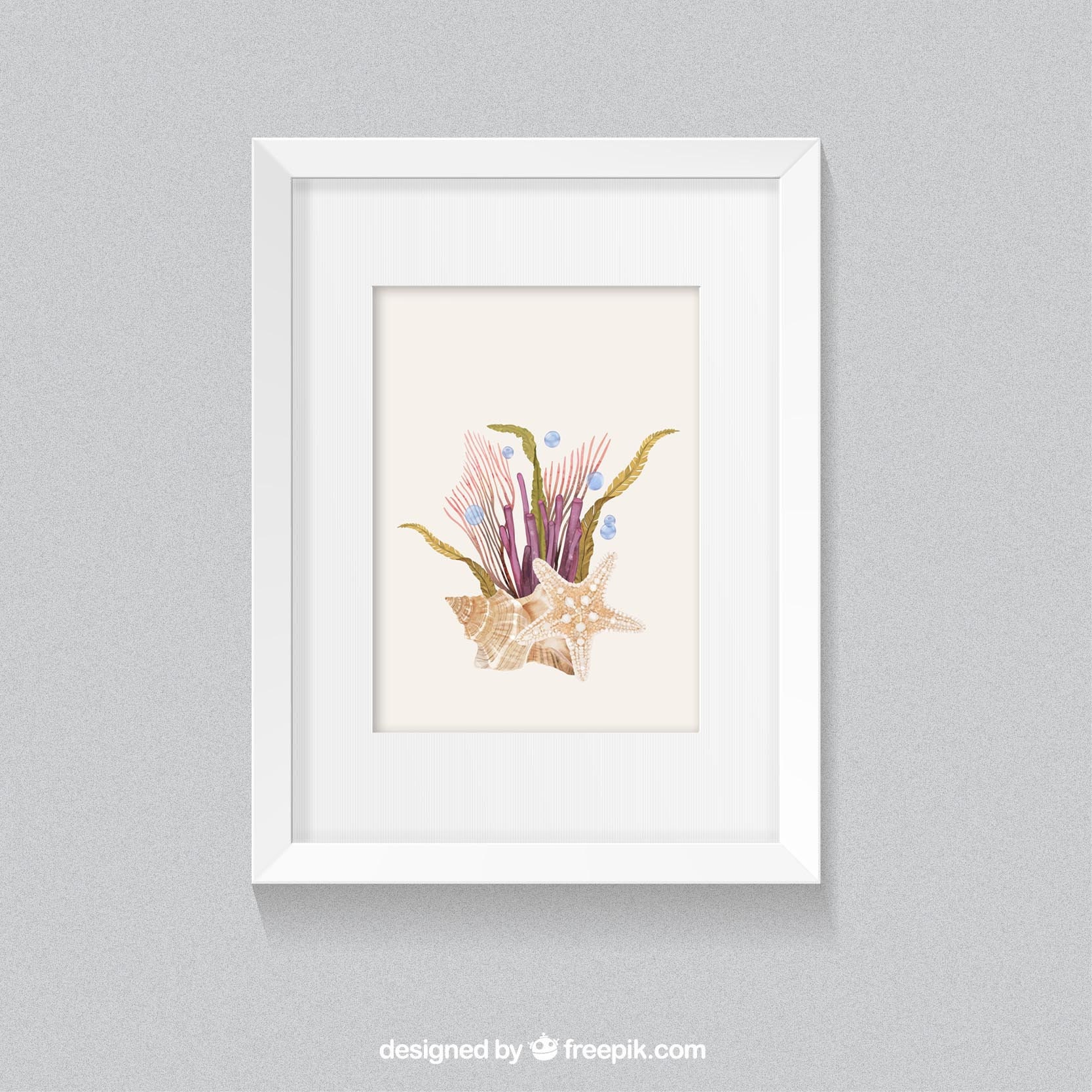 Rosa Strand-Bilder Set – 6 Leinwand-Drucke, Aquarell-Stil – Deko Für Wohnzimmer, Bad & Büro