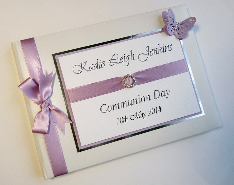 Personalised Christening Guest Book Baptism Guest Book Boy Etsy