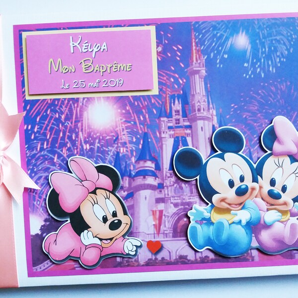 Mickey Guest Book - Etsy