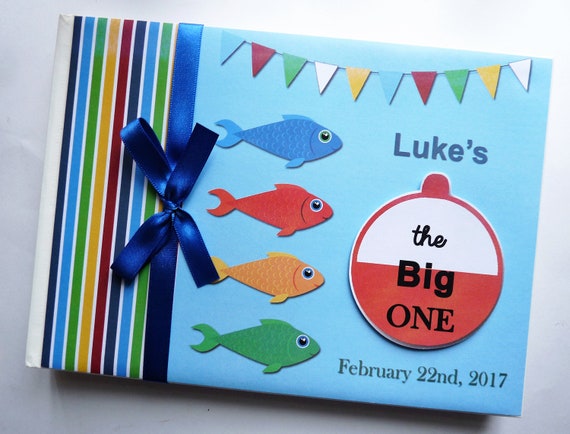 Fishing Theme Birthday Guest Book, Personalised Fishing Big One Sign in  Book, Fishing Themed Album, Fishing Birthday, Gift for a Boy -  Canada