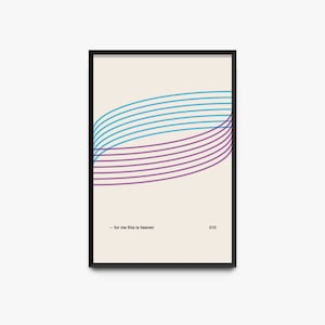 For Me This Is Heaven — Jimmy Eat World, Large Wall Art, Modern, Contemporary