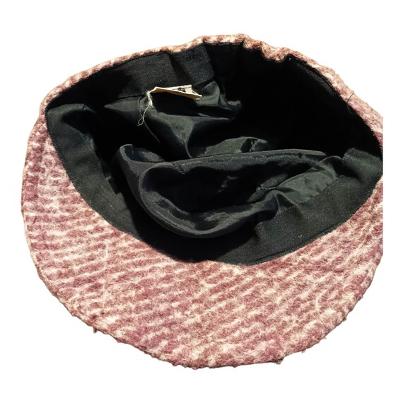 Vintage véritable 1970 ancienne casquette en lain… - image 5