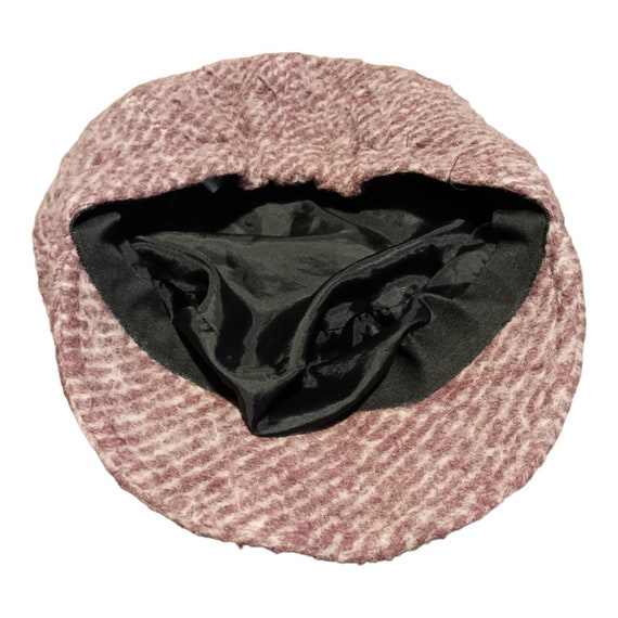 Vintage véritable 1970 ancienne casquette en lain… - image 3