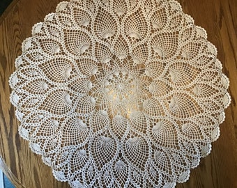 34” Handmade Doily