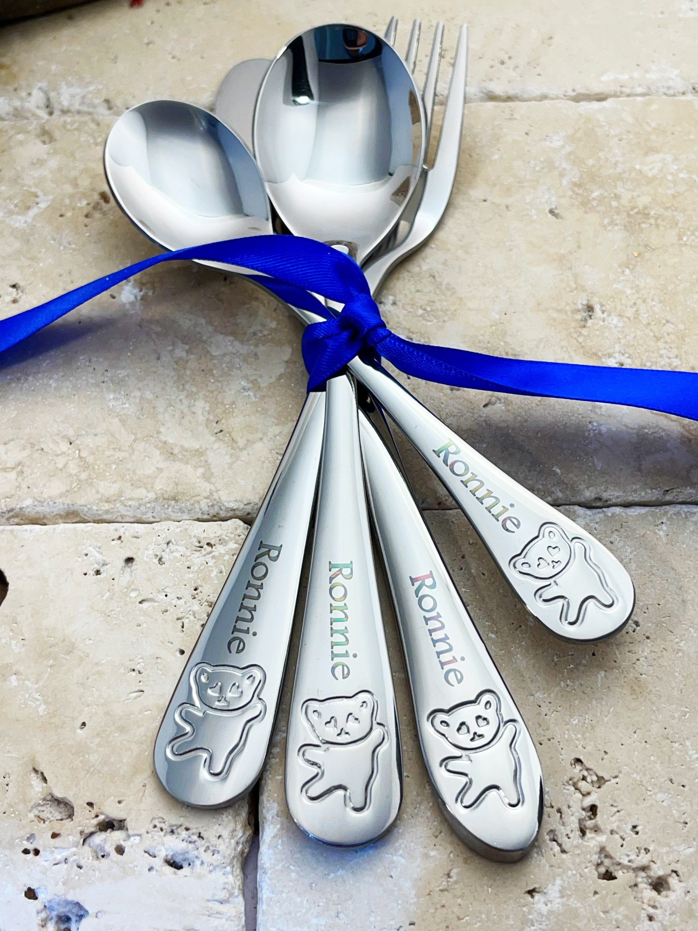 First Cutlery Set.Christening Gift. Toddlers Cutlery Etsy
