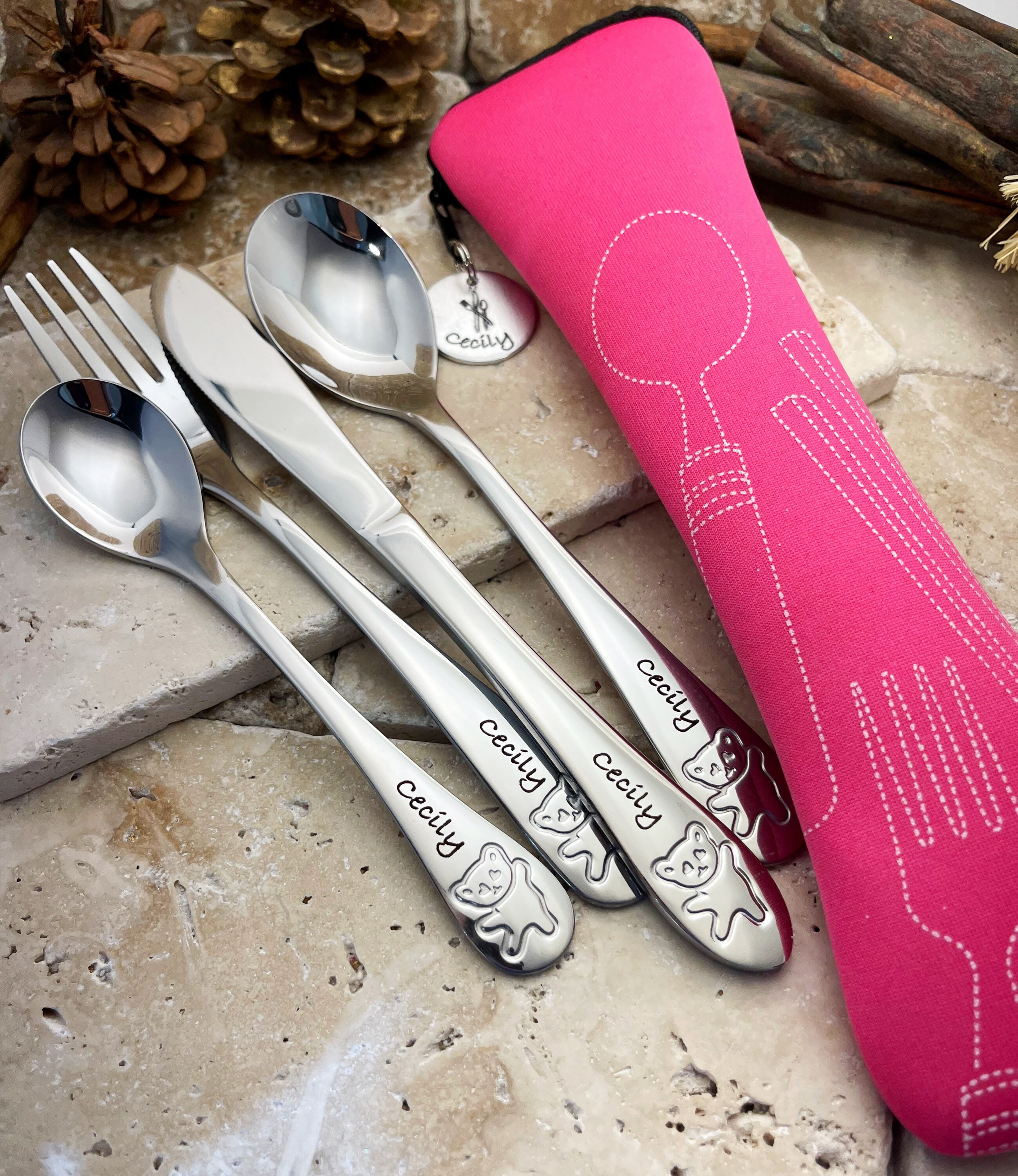 First Cutlery Set.Christening Gift. Toddlers Cutlery Etsy