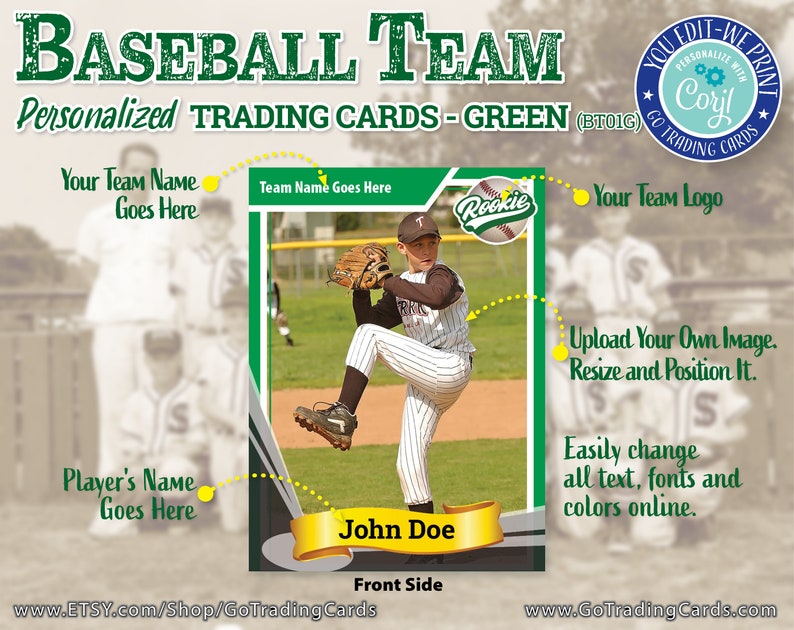 Custom Baseball Cards Template