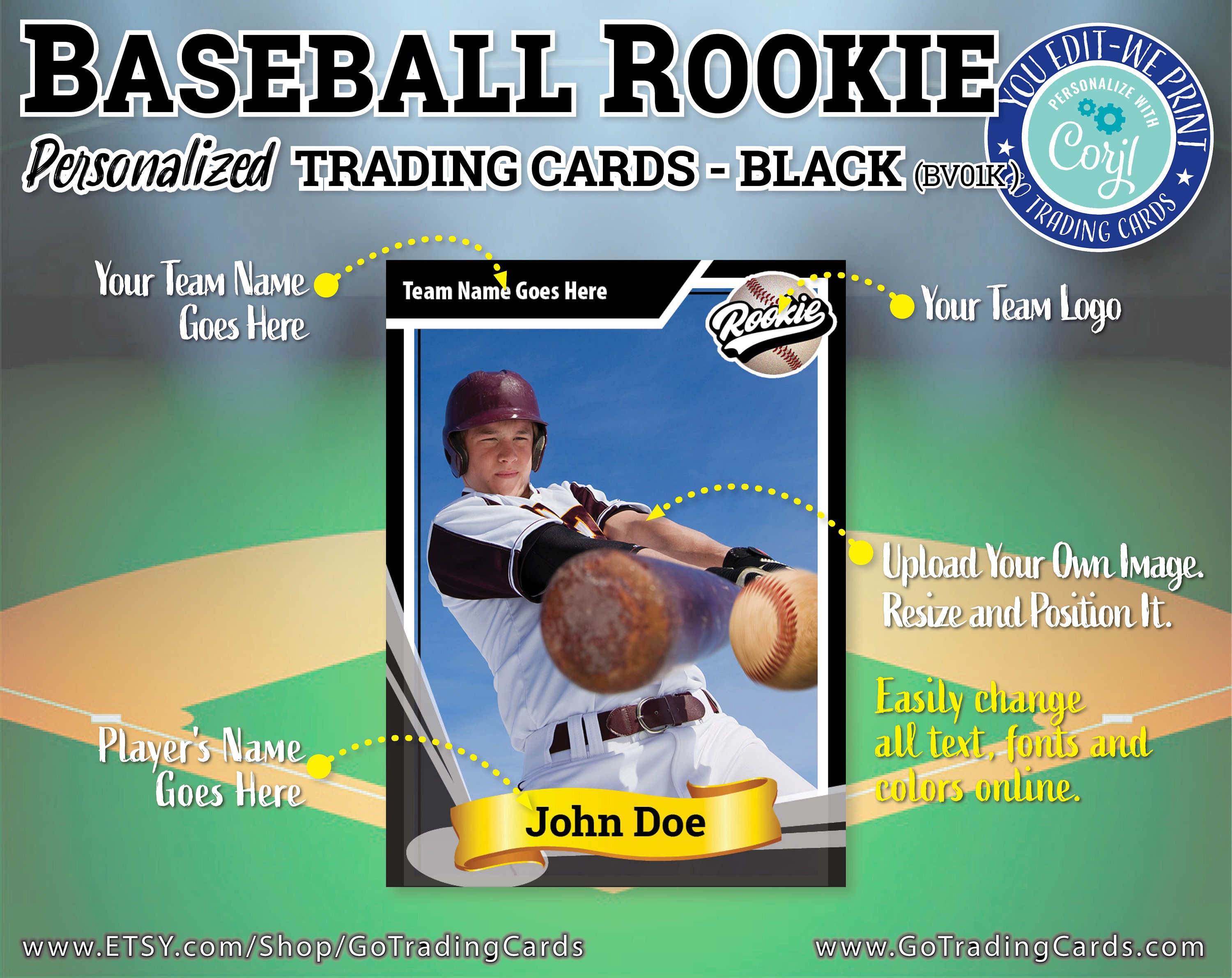 Custom Baseball Cards Template