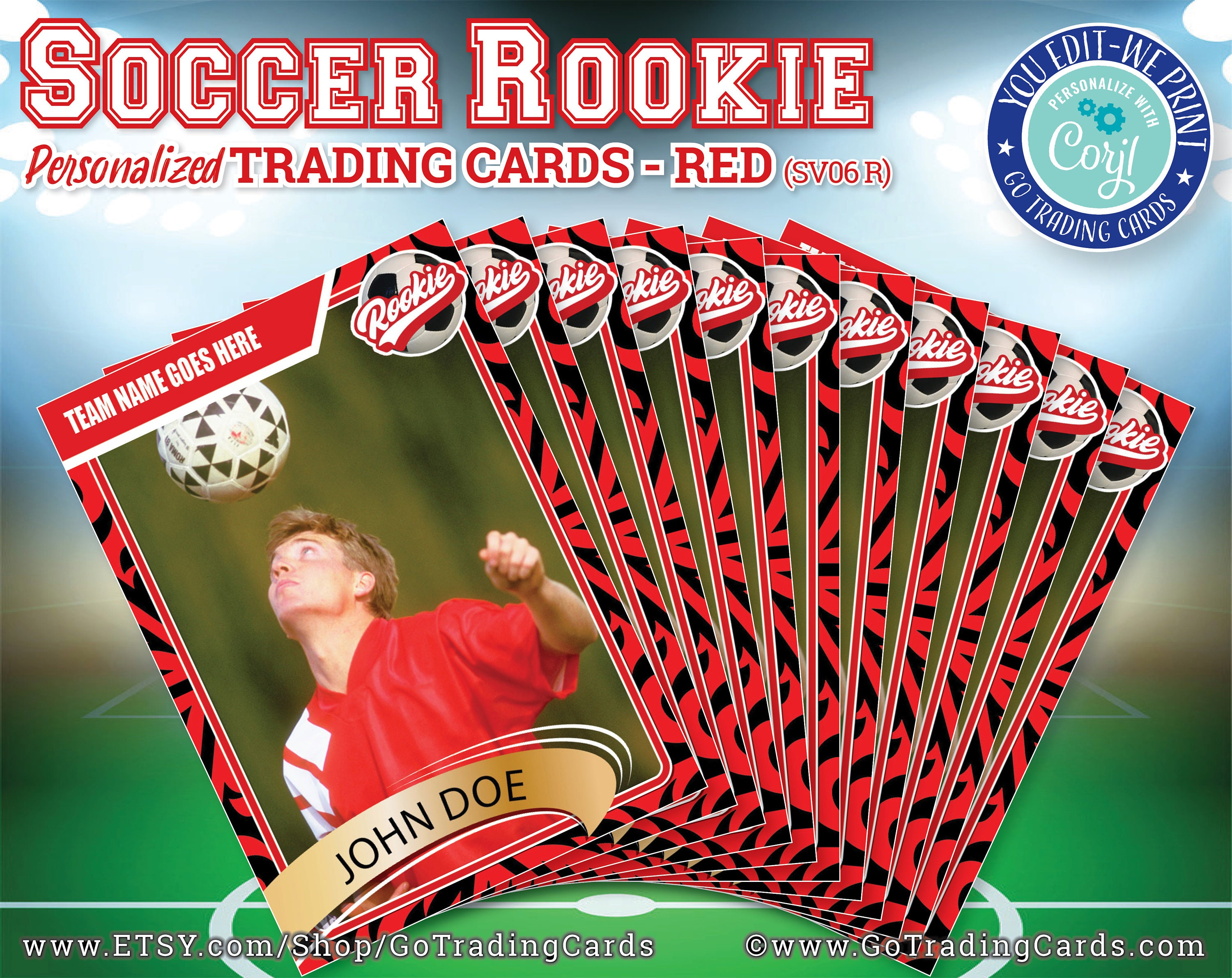 Soccer Trading Card Template