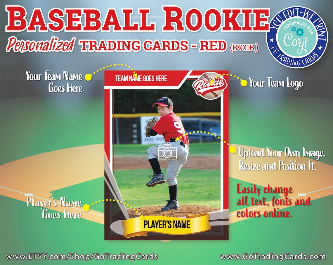 Custom Baseball Cards Template