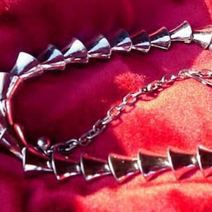 Silver Linked Necklace with Extender