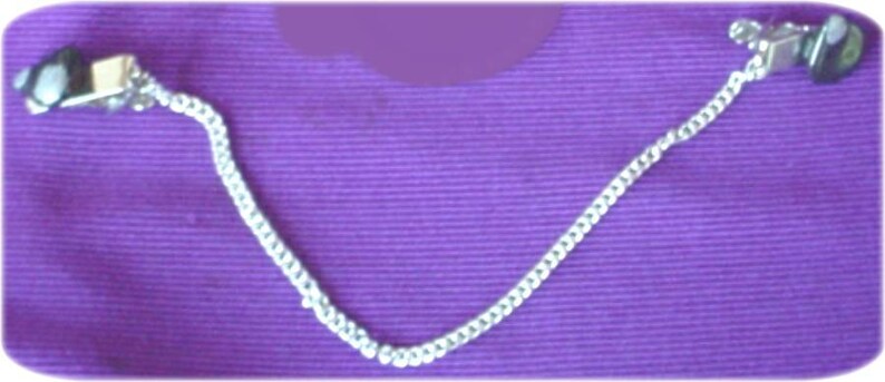 Sweater Guard Black and Grey Stones Snowflake Obsidian