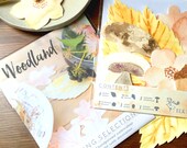 Woodland partij selectie (handgeschilderde aquarel tabel-styling props)