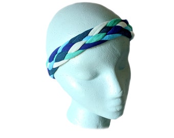 A4 Weaver Headband digital PDF sewing Patterns & Tutorial five braid 5 braid braided headband instructions