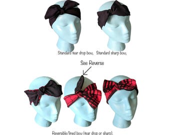 Quail Headband digital PDF Sewing Pattern and Tutorial bow headband pattern pdf pattern pdf tutorial headband how to diy