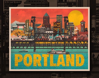 PORTLAND screen print