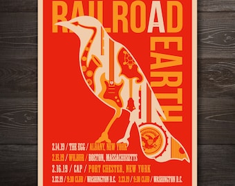 Railroad Earth 2019 Tour Poster