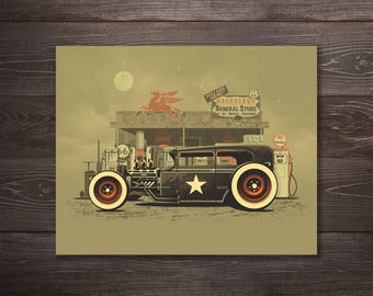 Rat Rod Screen Print