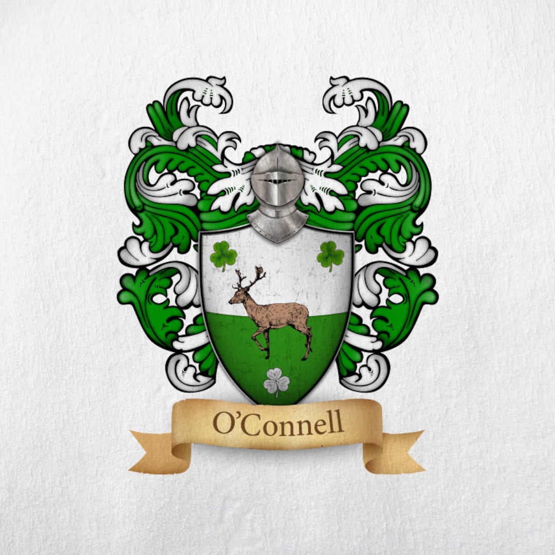 O'Connell Family Crest Imprimir - Etsy España