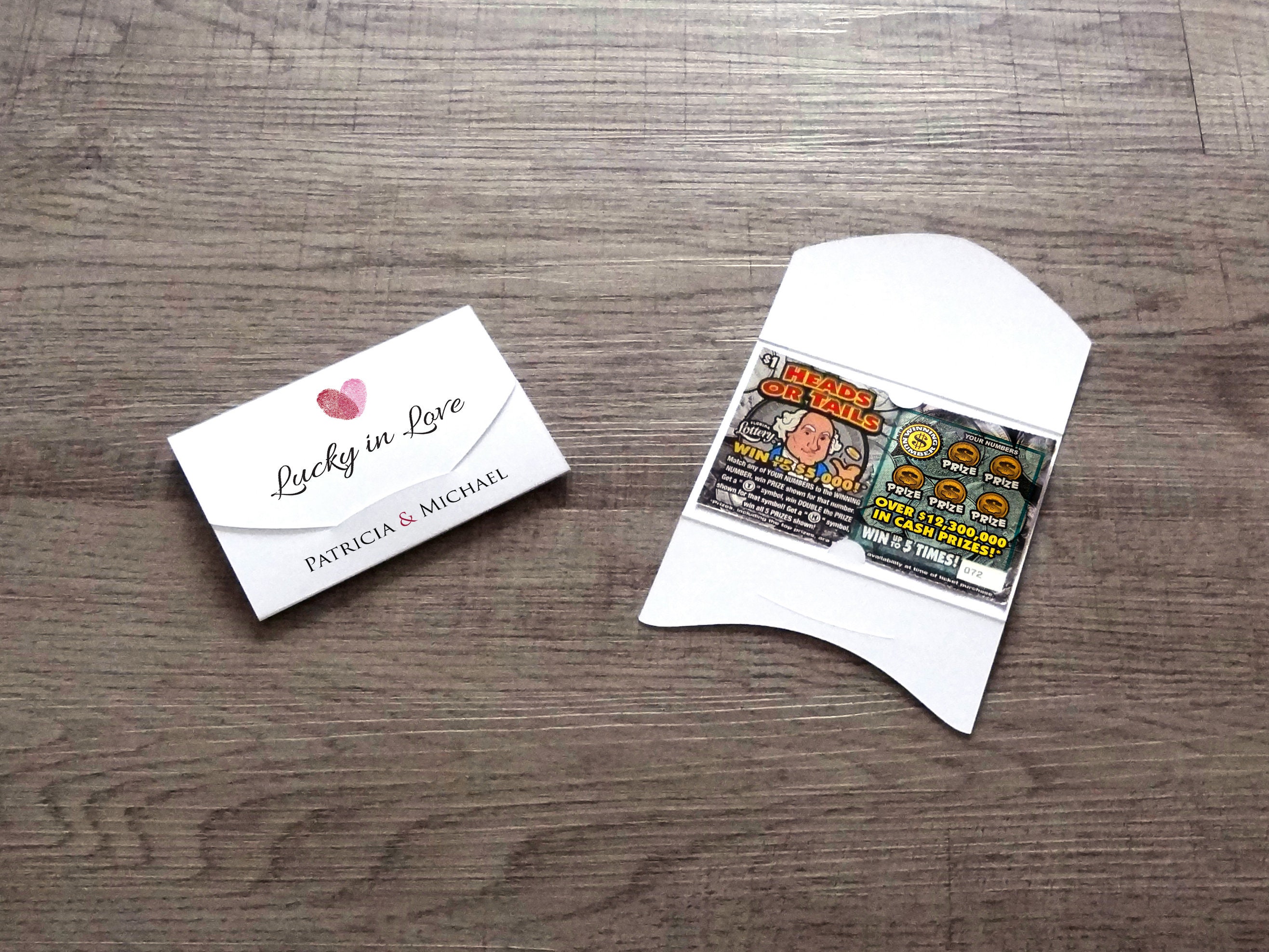 Scratch Card Holder Etsy