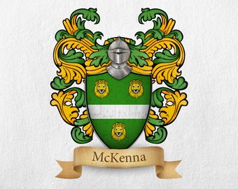 McKenna Family Crest - Print