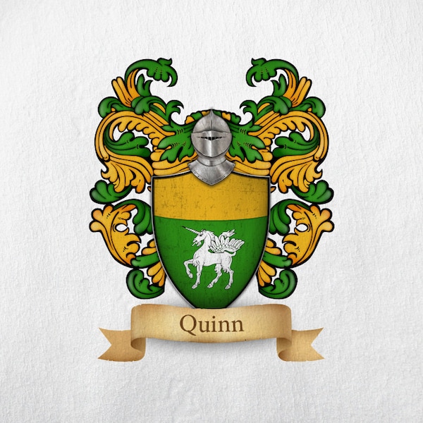 Quinn (Longford) Family Crest - Print