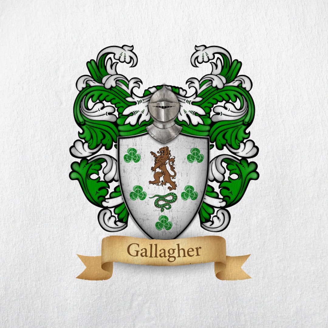 Gallagher Family Crest Print 