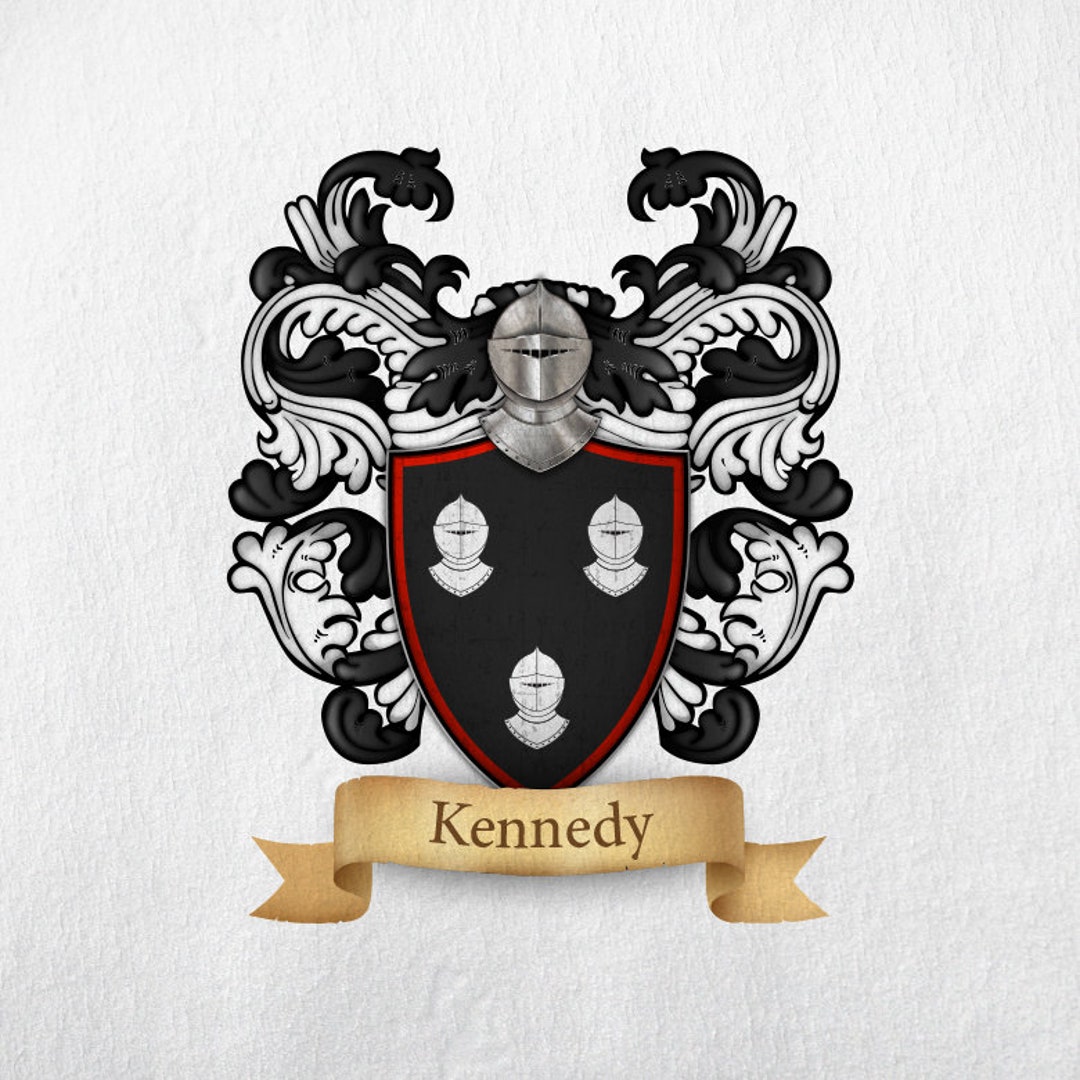 Kennedy Coat of Arms digital Download Etsy
