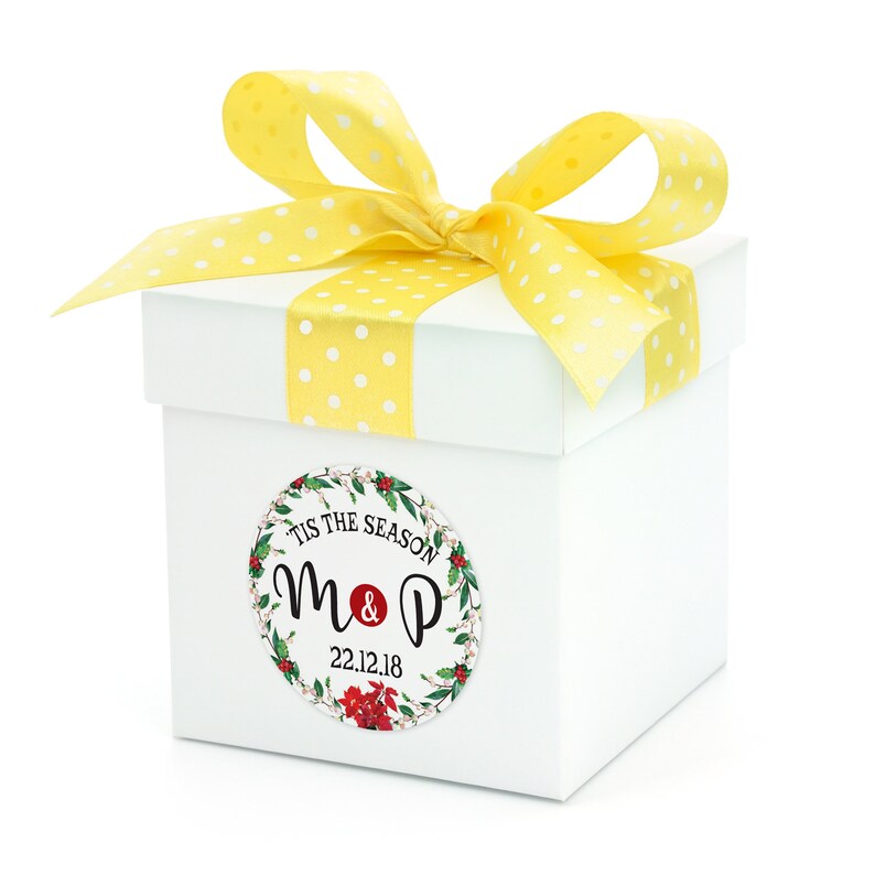 WinterChristmas Themed Wedding Envelope SealsFavorsStickers