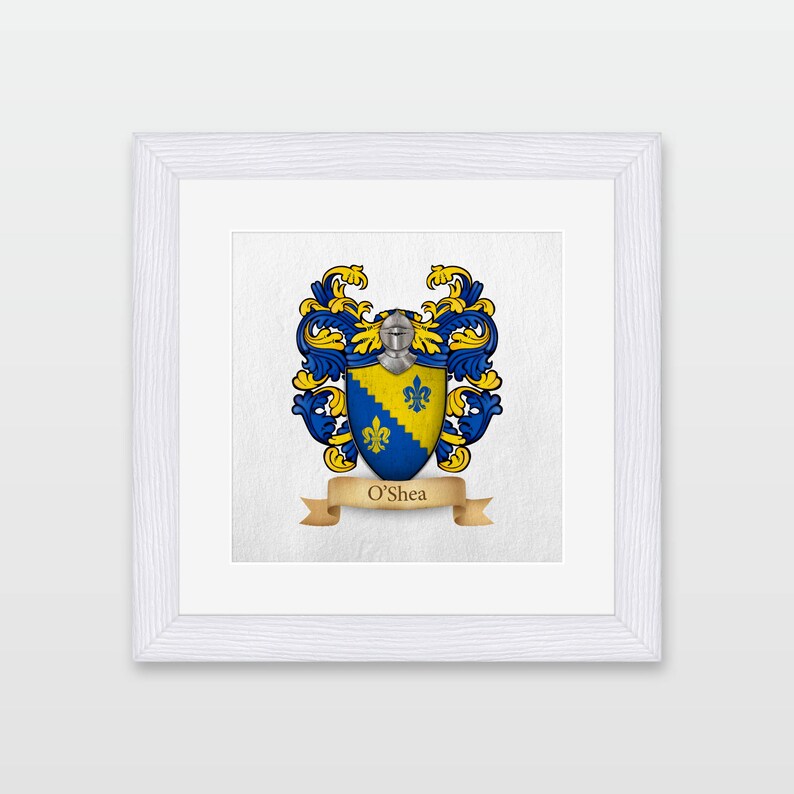 Download O'Shea family coat of arms framed print | Etsy