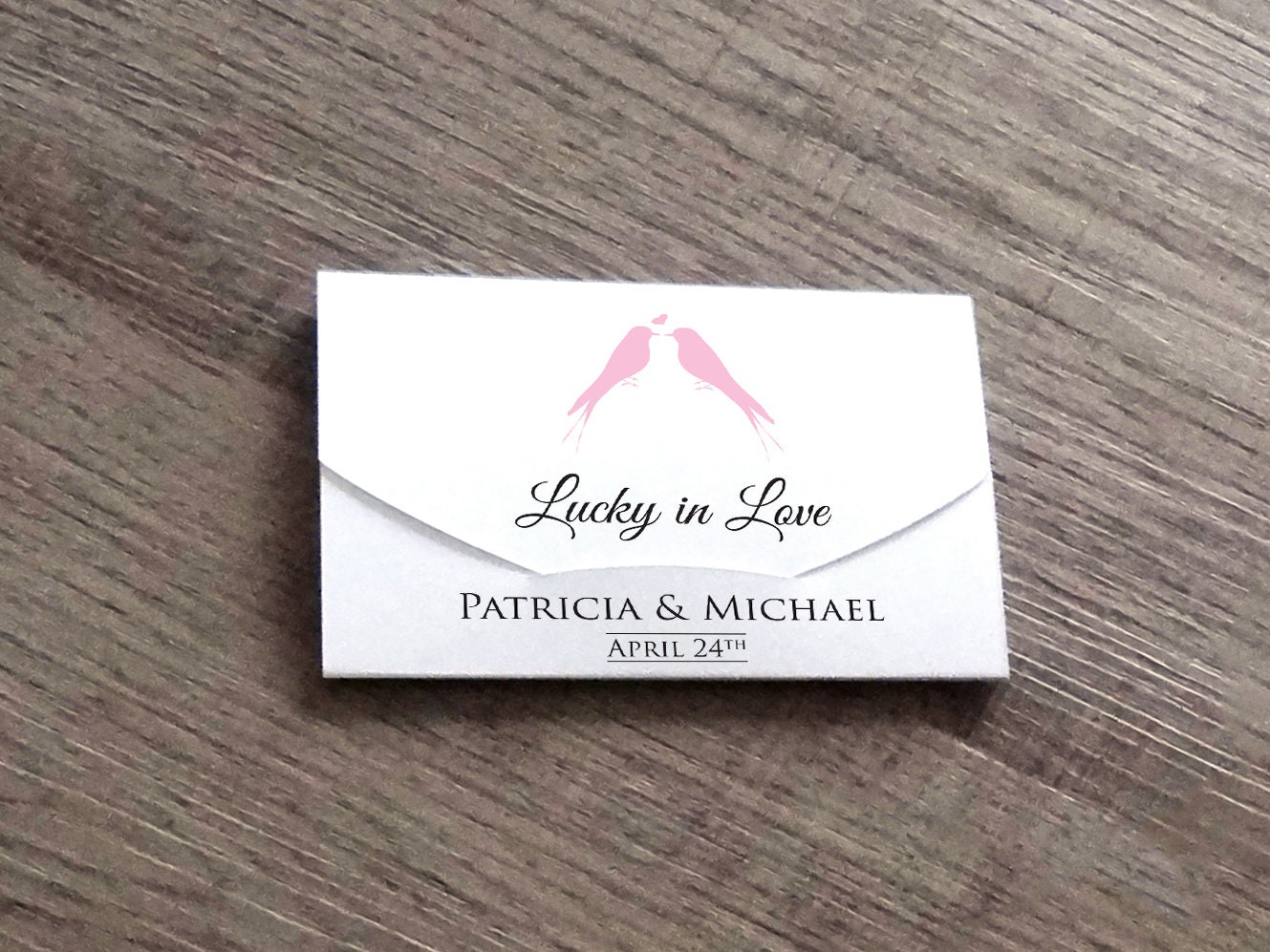 Personalised Scratch Card Holder Etsy