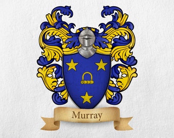 Murray Family Crest - Print