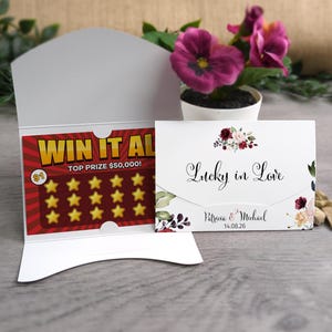 Scratch Card Holders (Fall in Love)