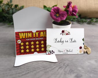 Scratch Card Holders (Fall in Love)