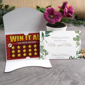 Keep the Fun Going with Our Scratch Card Holders - Customized for You!