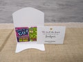 Scratch Card Holder. Wedding Favour. Lottery Ticket envelope. Personalised Favor. We tied the Knot. Scratch off holder. Scratchie Envelope product logo