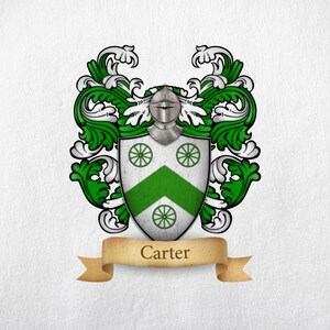 Stemma della famiglia Carter (origine inglese) - Stampa