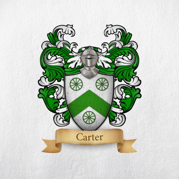 Carter (English Origin) Family Crest - Print