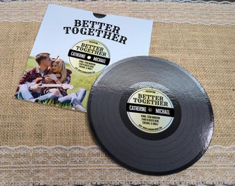Record/Music Themed Invitations