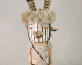 Traditional Hopi Carved Tasap Kachina Ryon Polequaptewa