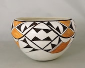 Vintage Acoma Pueblo Indian Pottery by Marie Torivio