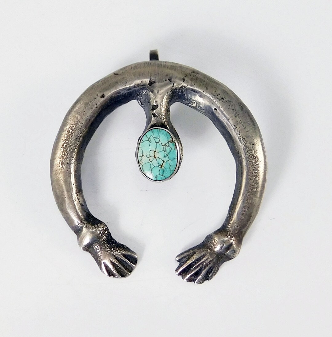 Navajo Naja Pendant Hands of Friendship Etsy