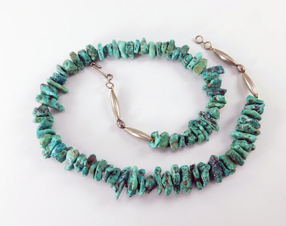 Turquoise Nuggets Choker Necklace