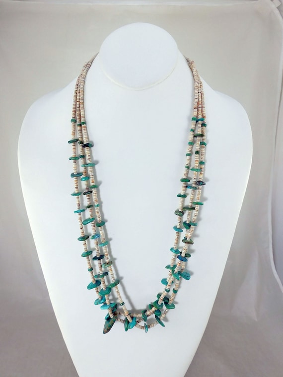 Turquoise Dance Necklace - image 1